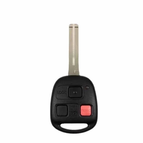2003-2009 Lexus / 3-Button Remote Head Key / PN: 89070-60801 / HYQ1512V / 4D68 Chip / Short Blade / AFTERMARKET 2003-2009 Lexus / 3-Button Remote Head Key / PN: 89070-60801 / HYQ1512V / 4D68 Chip / Short Blade / AFTERMARKET
